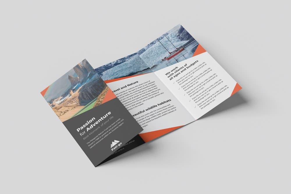 Roll Fold Leaflets