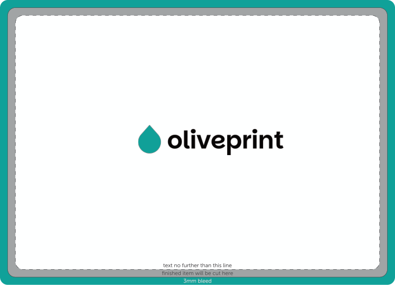 Stickers & Labels: Rectangle Stickers on Rolls – A6 artwork template preview