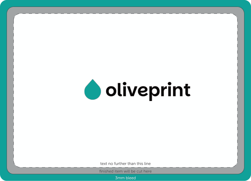 Stickers & Labels: Rectangle Stickers on Rolls – A7 artwork template preview