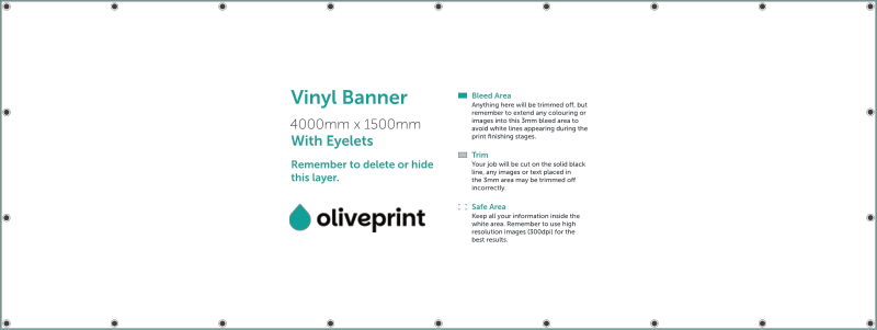 Vinyl Banners: 4000mm – 4000 x 1500 artwork template preview